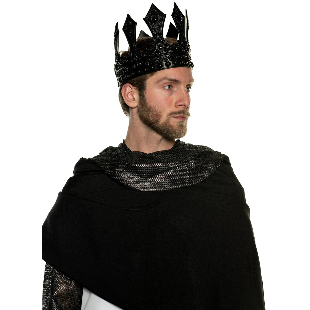 King's Black Foam Crown