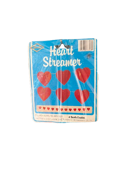 Vintage Heart Streamer