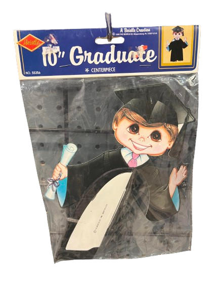 Vintage 10" Graduate Centerpiece - Boy