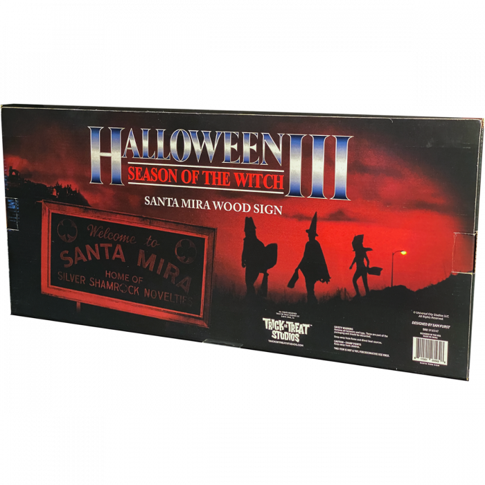 HALLOWEEN III: Season of the Witch - Santa Mira Wood Sign