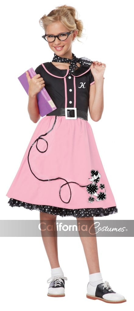 50's Sweetheart Child Costume-Pink