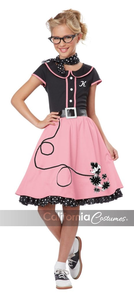 50's Sweetheart Child Costume-Pink