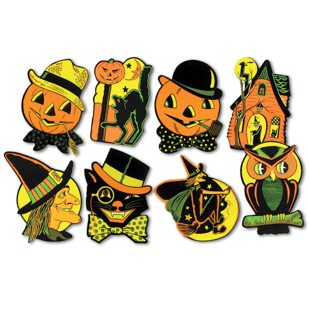 Beistle Vintage Halloween - Small Halloween Cutouts