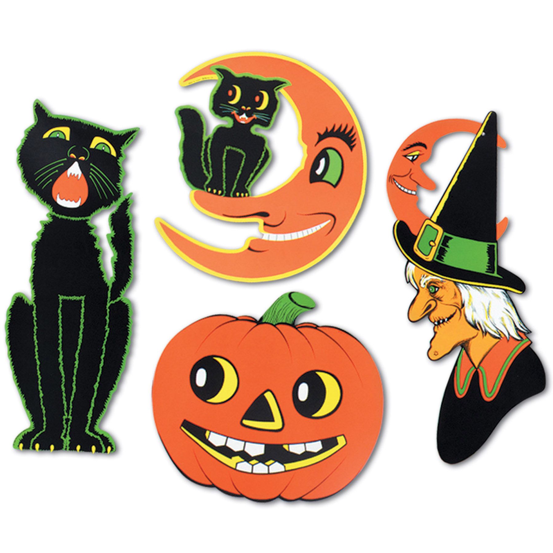 Beistle Vintage Halloween - Large Halloween Cutouts – Caufield's Novelty