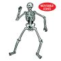 Jointed Posable Skeleton Cutout 22"