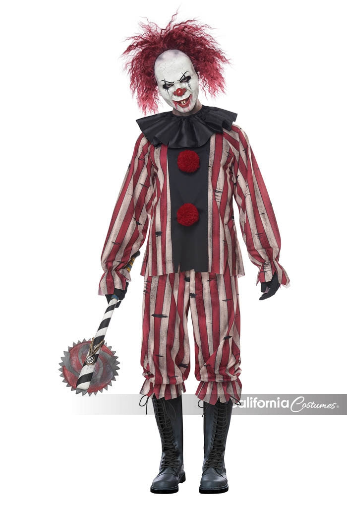 Plus Sized Nightmare Clown Costume