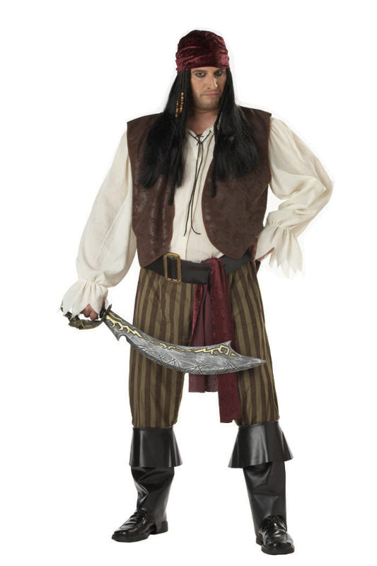 Rogue Pirate Man Costume - Plus Size