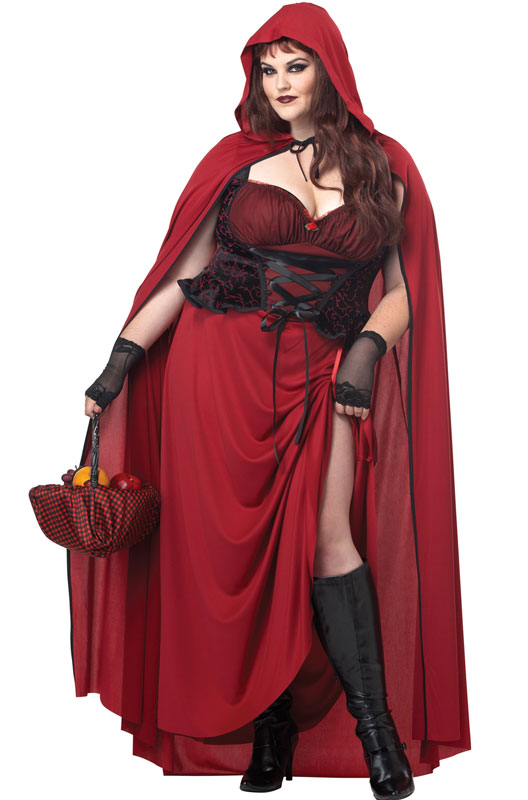 Dark Red Riding Hood - Plus Size