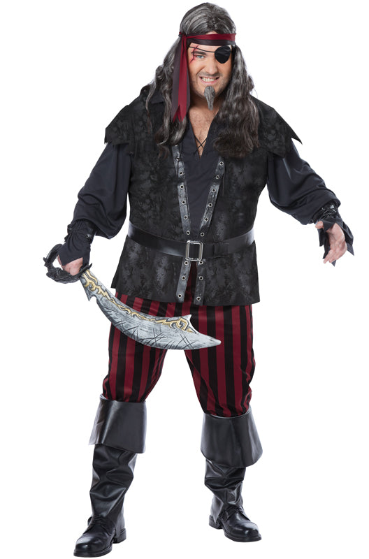 Ruthless Rogue Pirate Costume - Plus Size