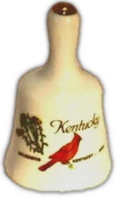 Kentucky Mini Ceramic Bell