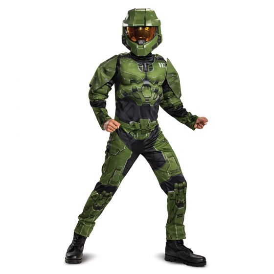 Halo - Master Chief Muscle Chest Costume - Child