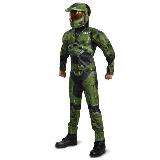 Halo - Master Chief Muscle Chest Costume - Child