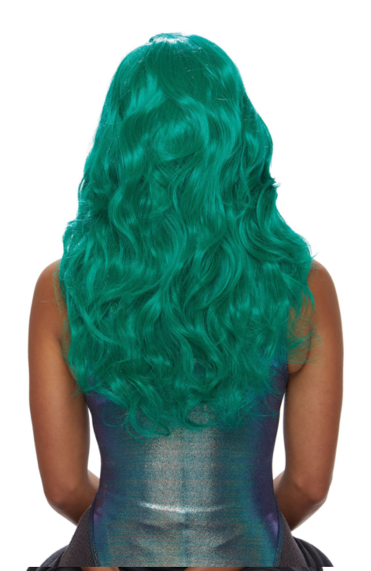 Long Wavy Green Wig