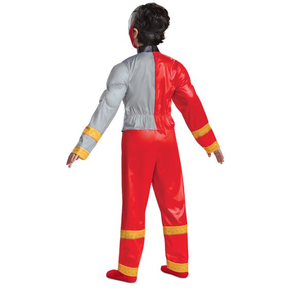 Red Ranger Dino Fury Classic Muscle Child's Costume