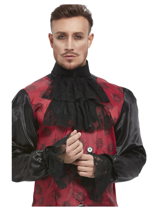 Cravat and Cuff Set (Black)