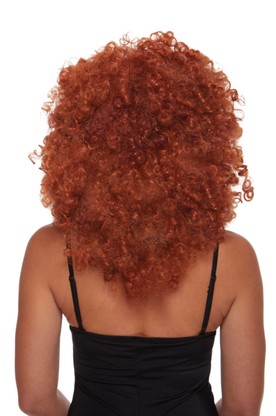 Big Natural Auburn Curls Wig