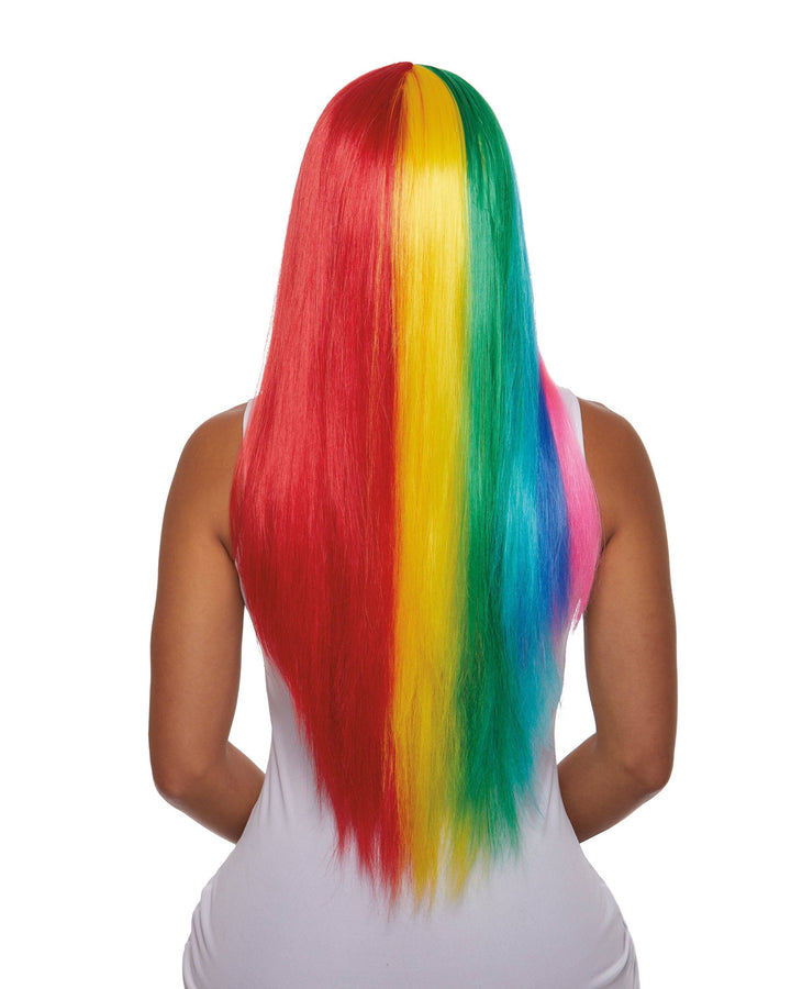 Primary Rainbow Wig