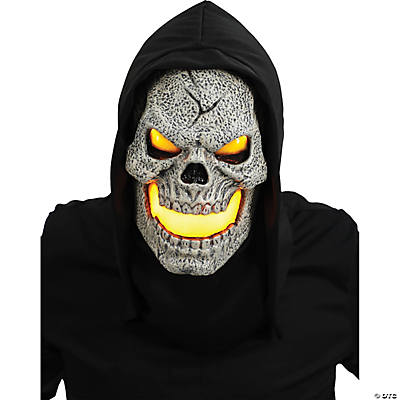 Flame Fiend Skull Mask Yellow