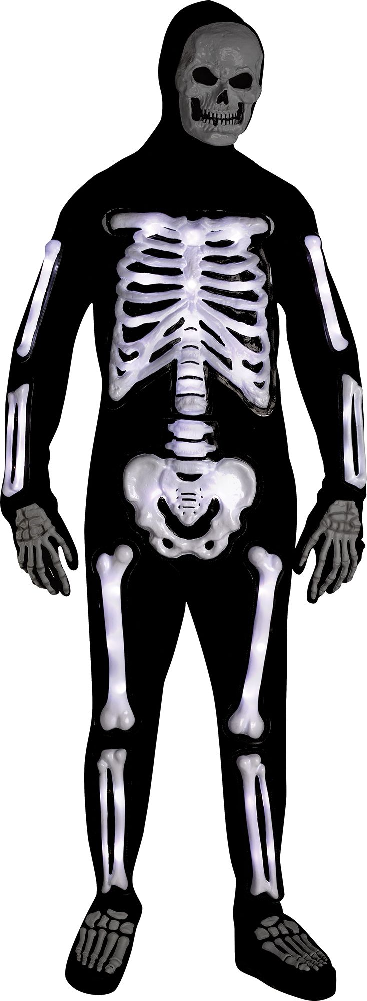 Light Up Skele-Bones Adult Costume