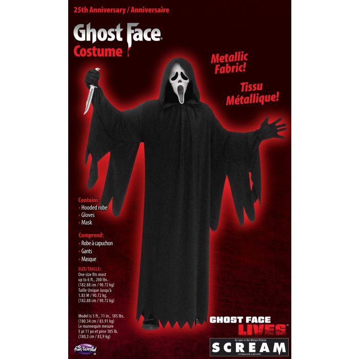 Scream - 25th Anniversary Ghost Face® Costume