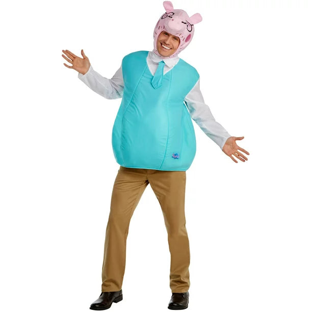 Peppa Pig- Daddy Pig Costume - Adult