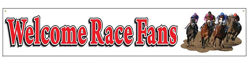 Welcome Race Fans Banner