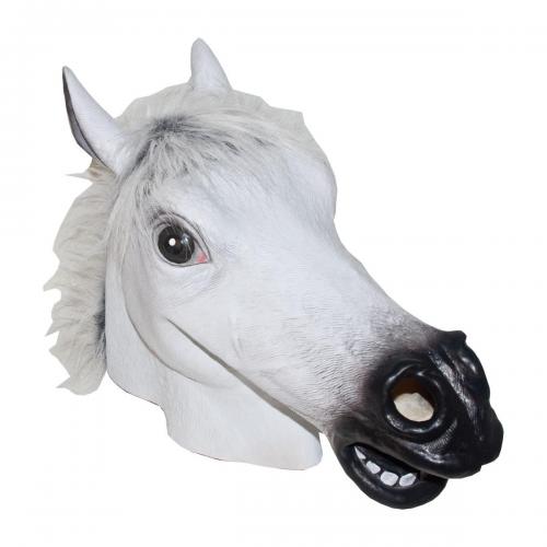 White Horse Mask- Adult Size