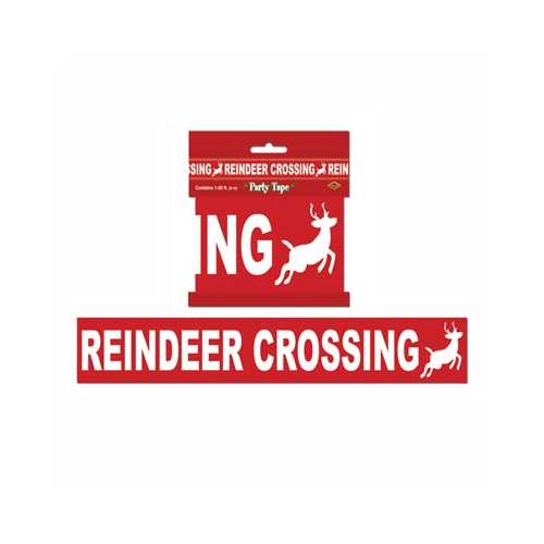 Reindeer Crossing Party Tape