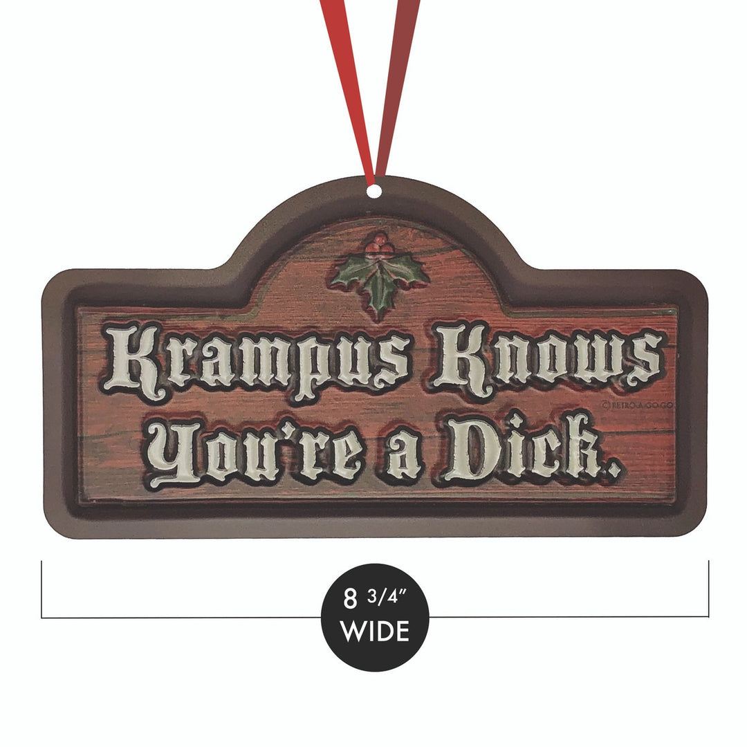 Flaming Krampus 3D Wall Decor