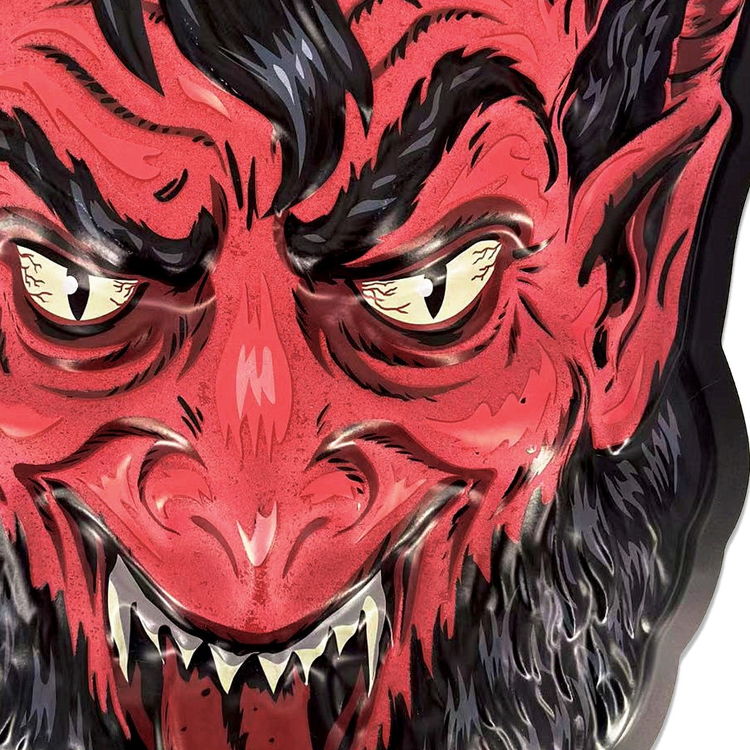 Flaming Krampus 3D Wall Decor