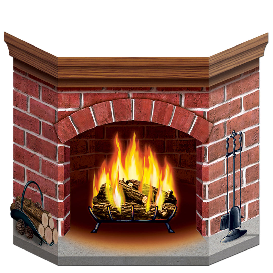 Brick Fireplace Stand-Up Prop