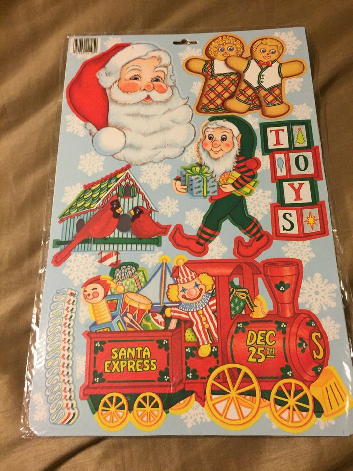 12 pc. Vintage Beistle Christmas Cutouts (1991)