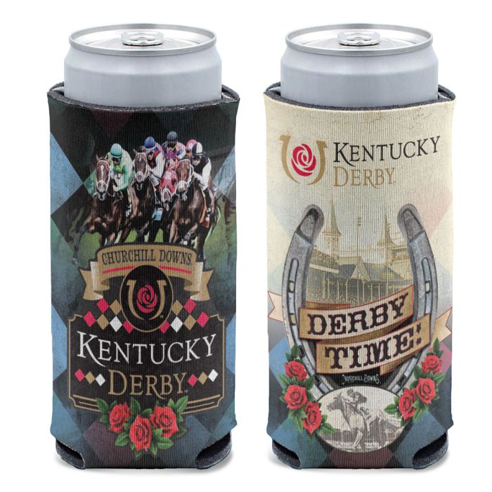 Kentucky Derby Slim Can Holder