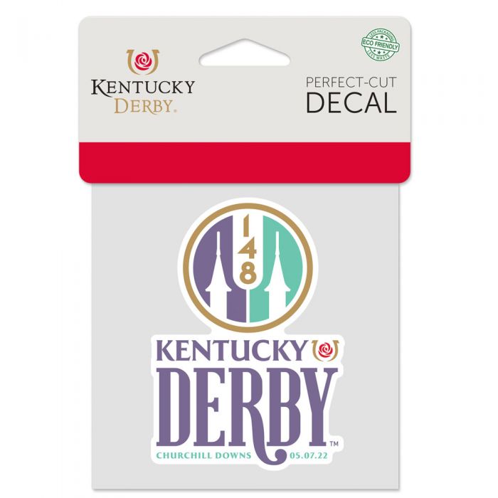 Kentucky Derby 148 - 4" x 4" Decal