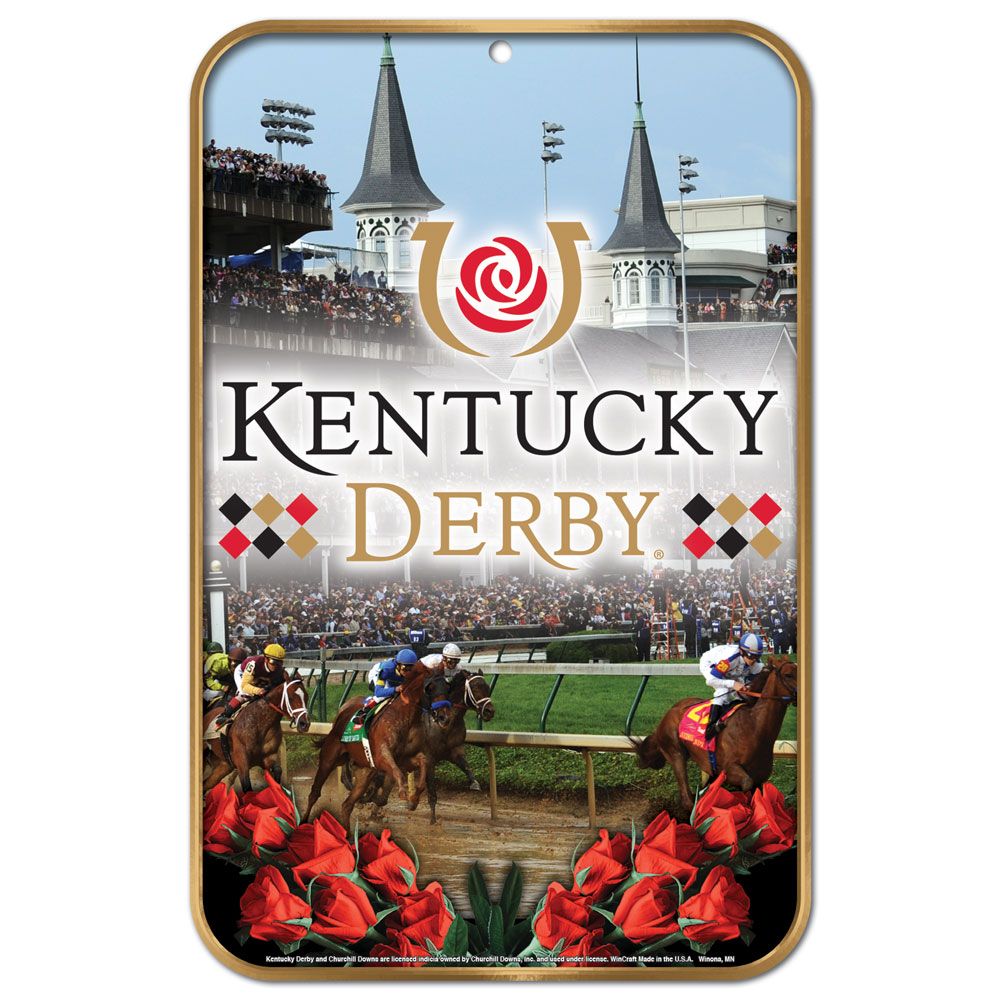 Kentucky Derby Icon - 11" x 17" Plastic Sign