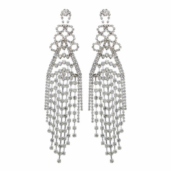 Rhinestone Chandelier Earrings