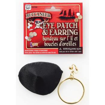 Pirate- Eye Patch & Earrings