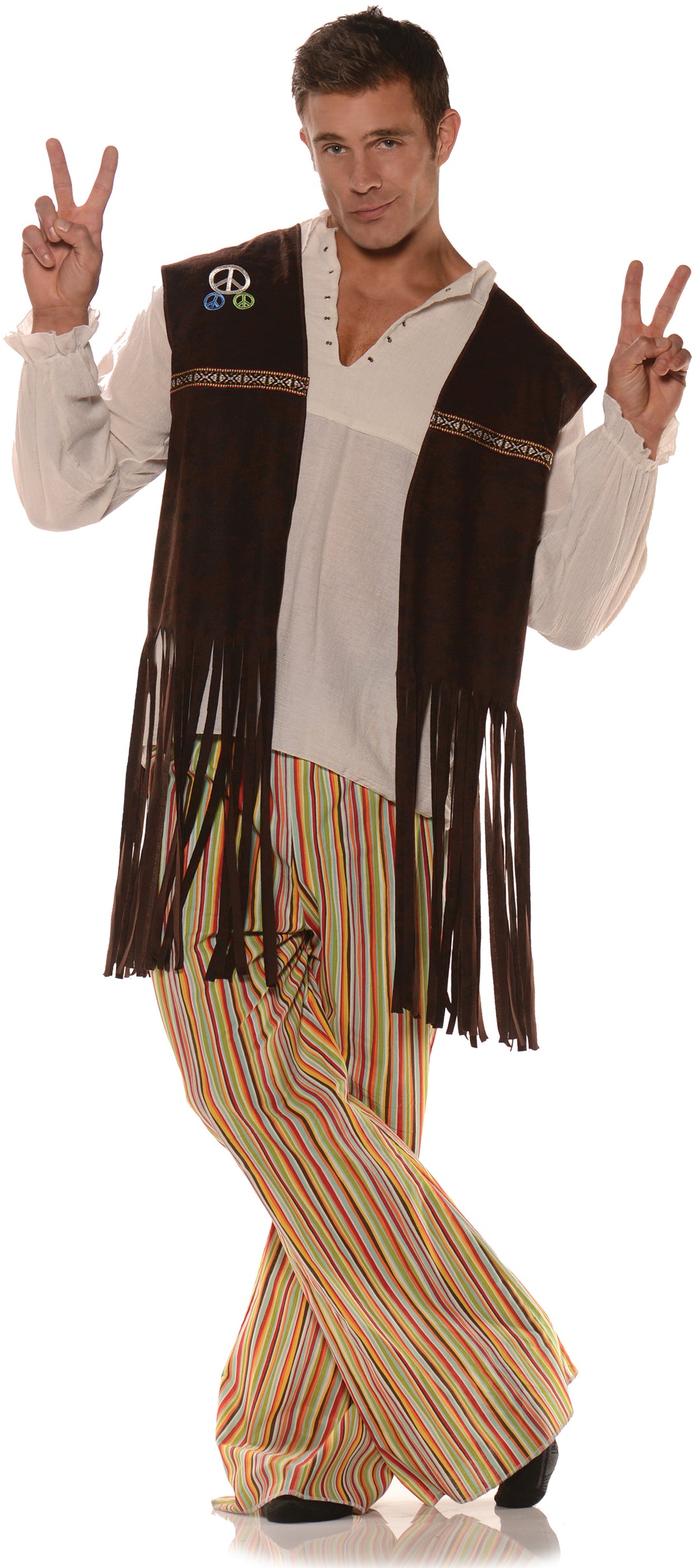 Fringed Men's Hippie Vest