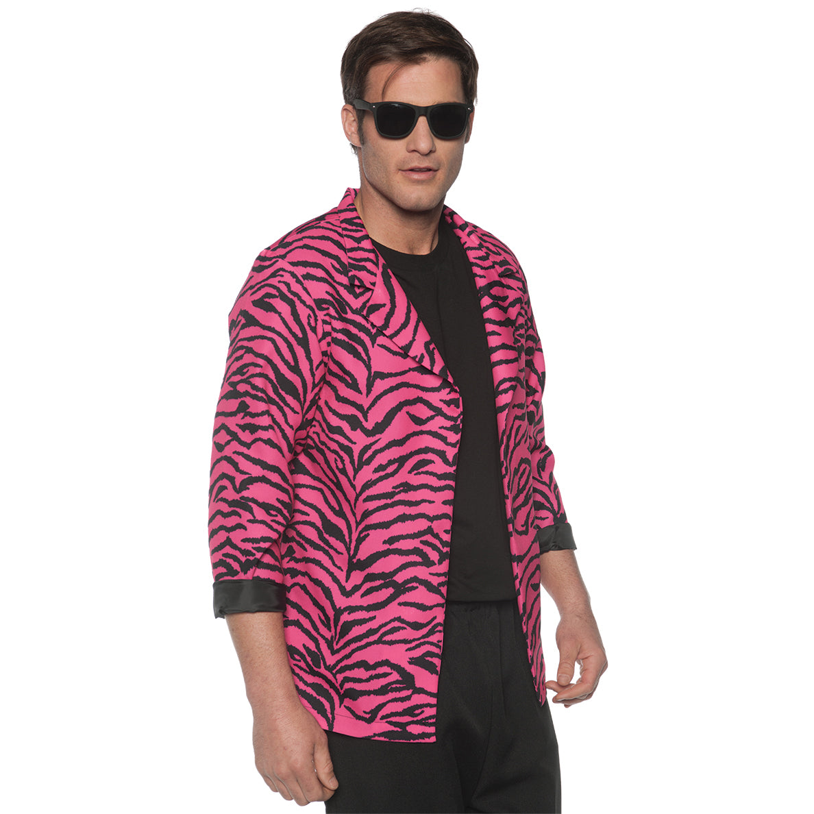 80s Zebra Blazer Pink