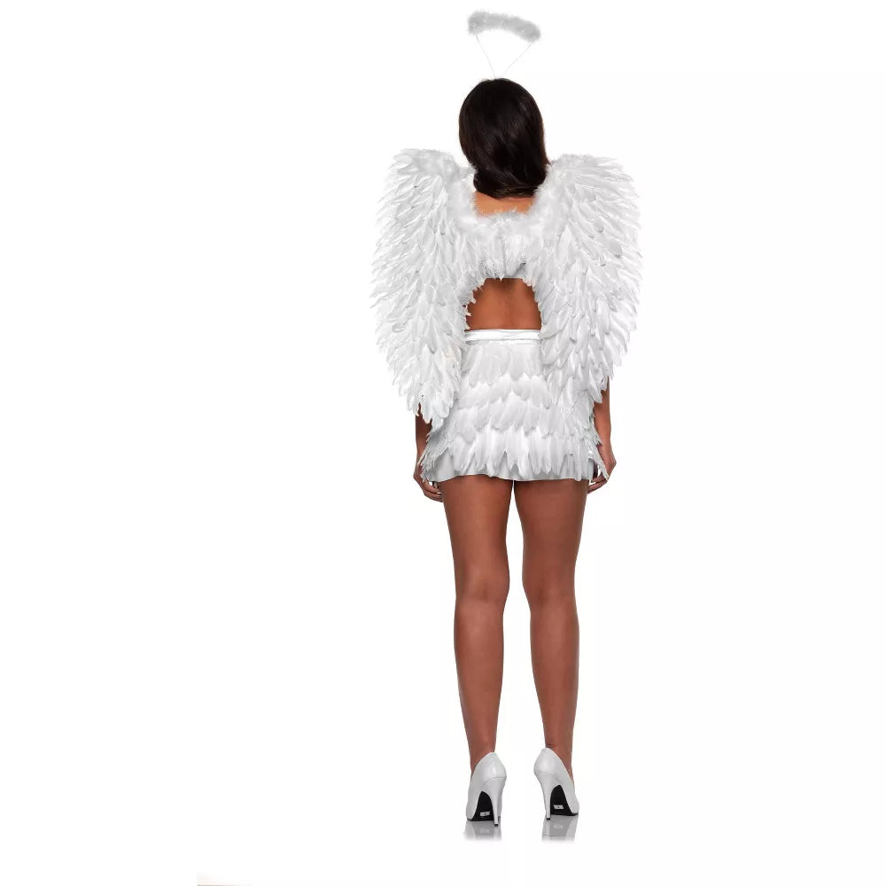 Feather Angel Wings (White)