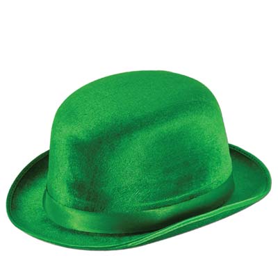 Hat - Derby Vel Felt Green