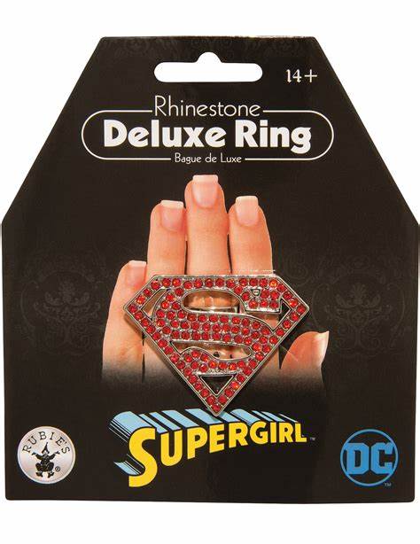 Super Girl Deluxe Rhinestone Ring