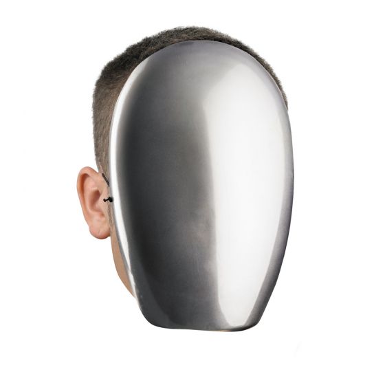 No Face Chrome Mask