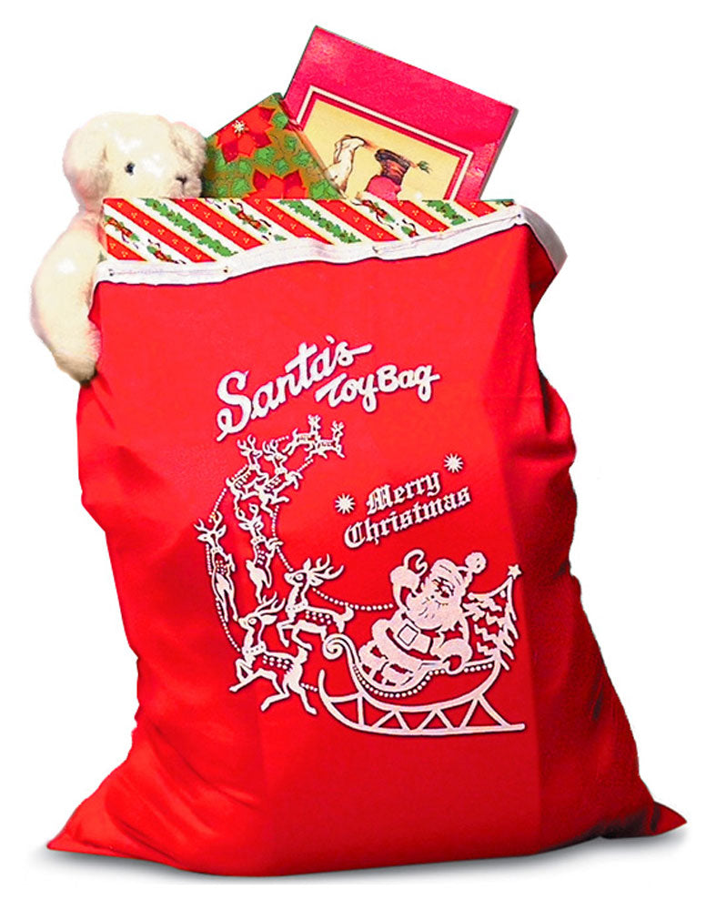 Tricot Santa Claus Toy Bag