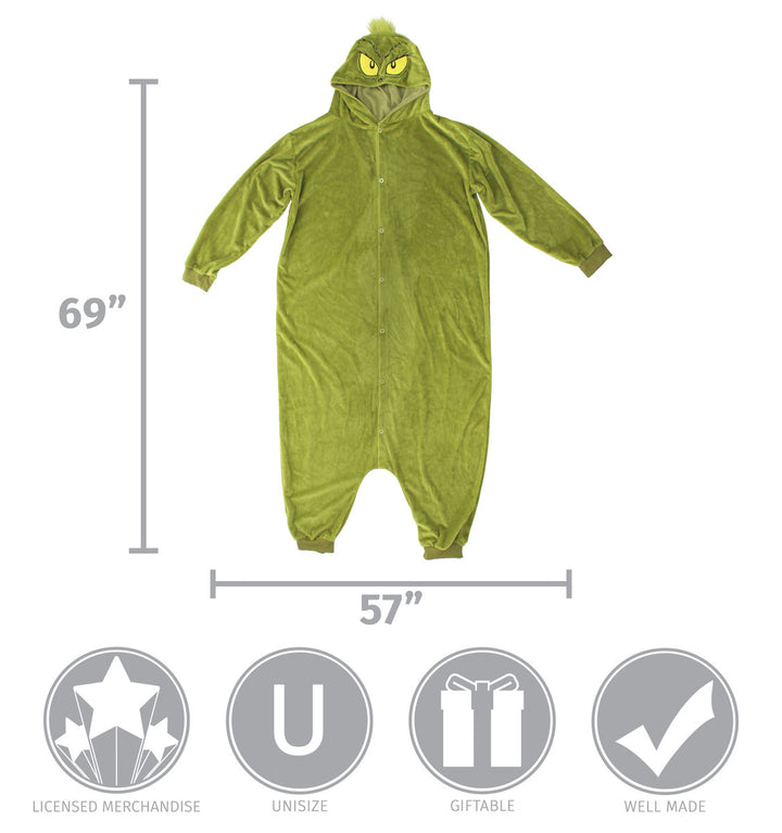 Dr. Seuss' The Grinch - Adult Kigurumi Onesie