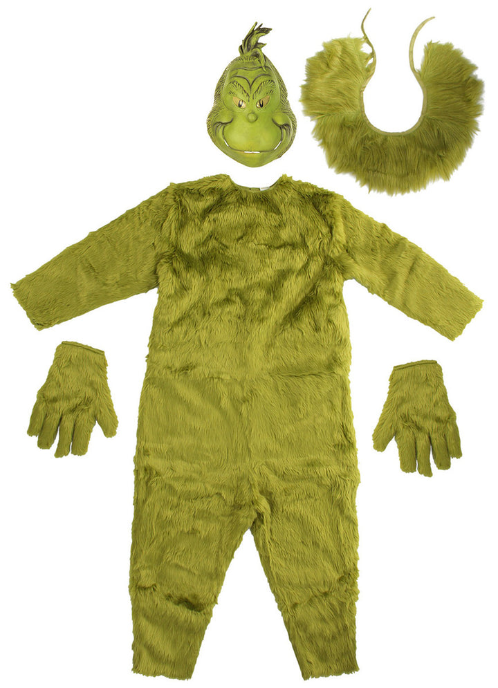 Dr. Seuss' The Grinch - Deluxe Jumpsuit Adult Costume