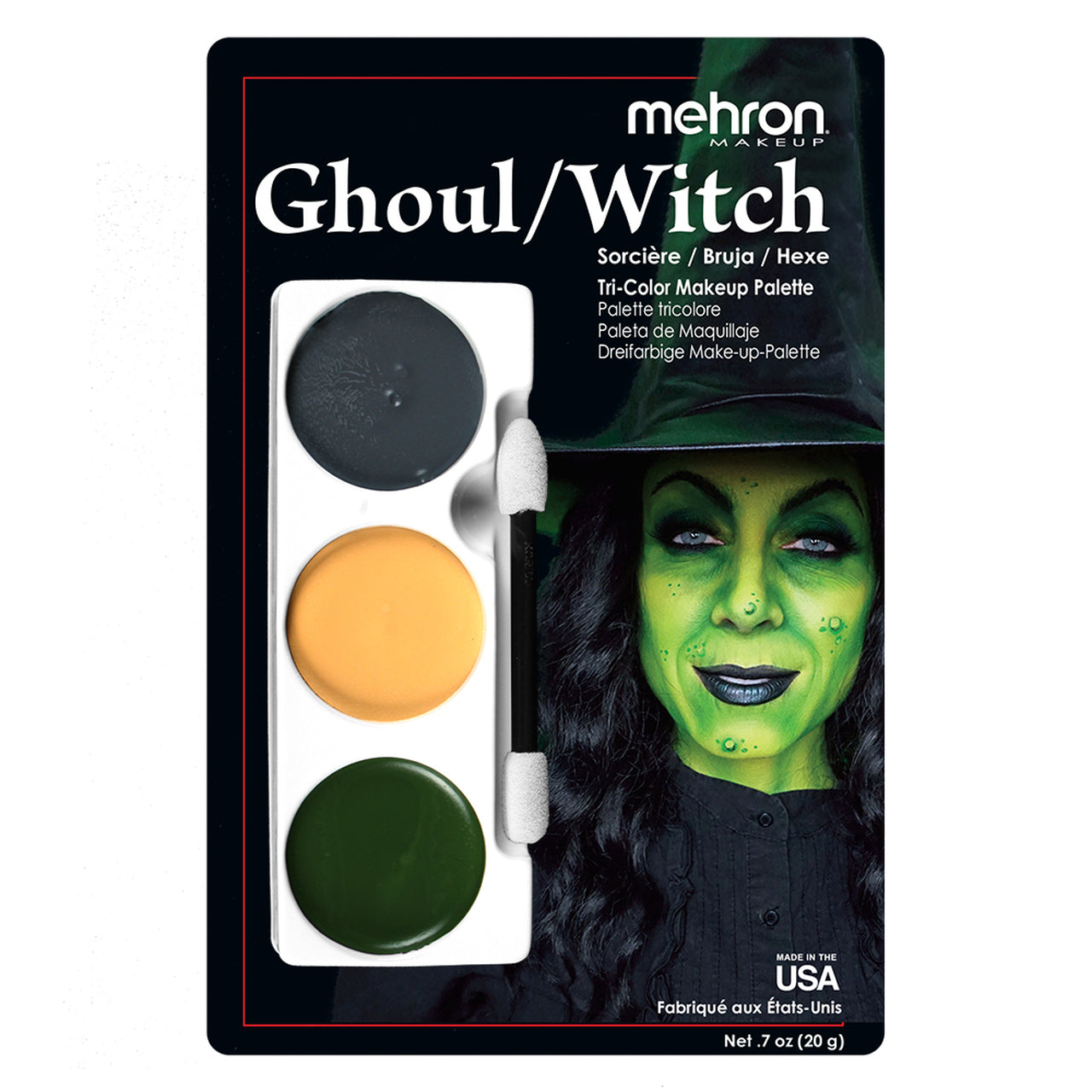Mehron Tri-Color Character Makeup Palette