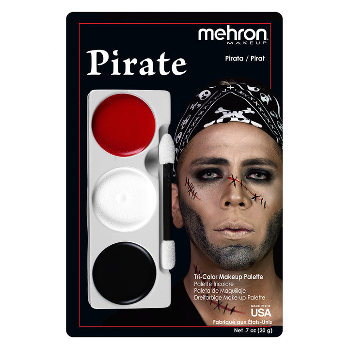 Mehron Tri-Color Character Makeup Palette