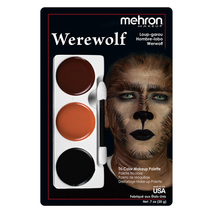 Mehron Tri-Color Character Makeup Palette