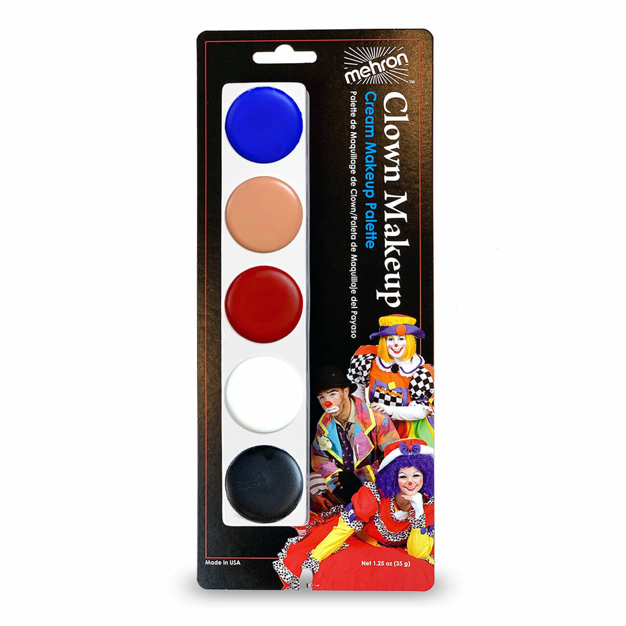 Mehron 5-Color Palettes